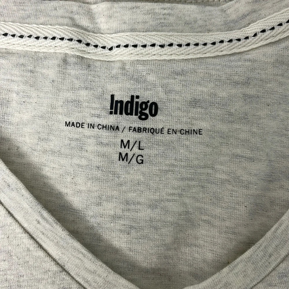 Indigo Women’s Night Shirt PJ Top Size M/L Dream On Dreamer Cotton Lounge Wear - Picture 5 of 9